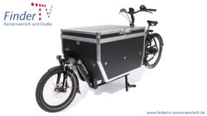 E Lastenbike Urban Arrow Cargo L FinderTV Kameraverleih Koeln leihen